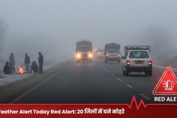 UP weather alert today red alert