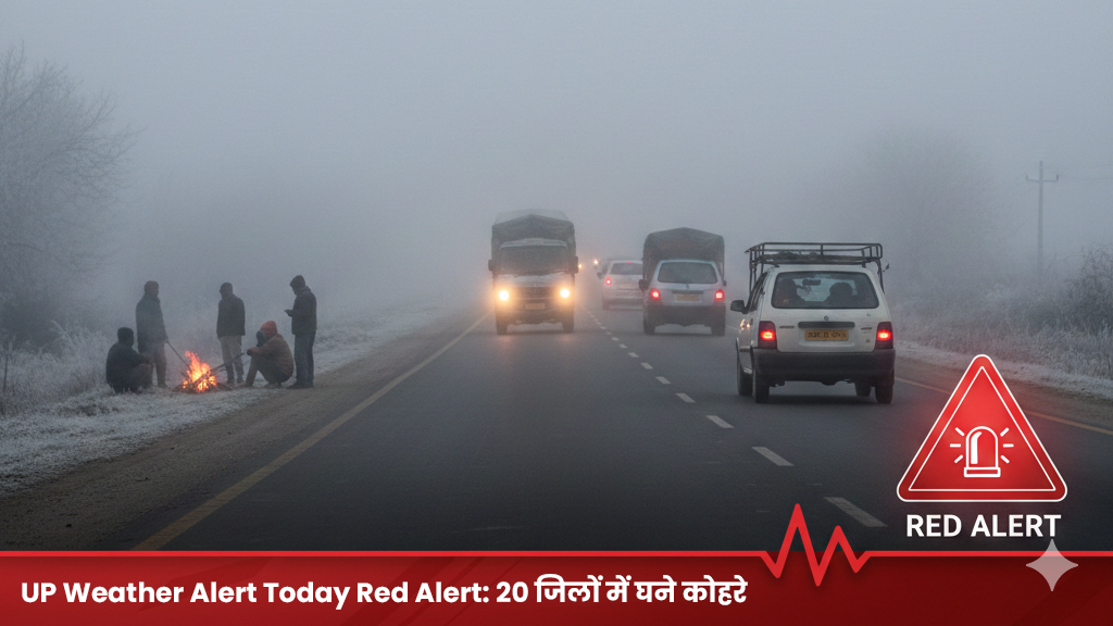 UP weather alert today red alert